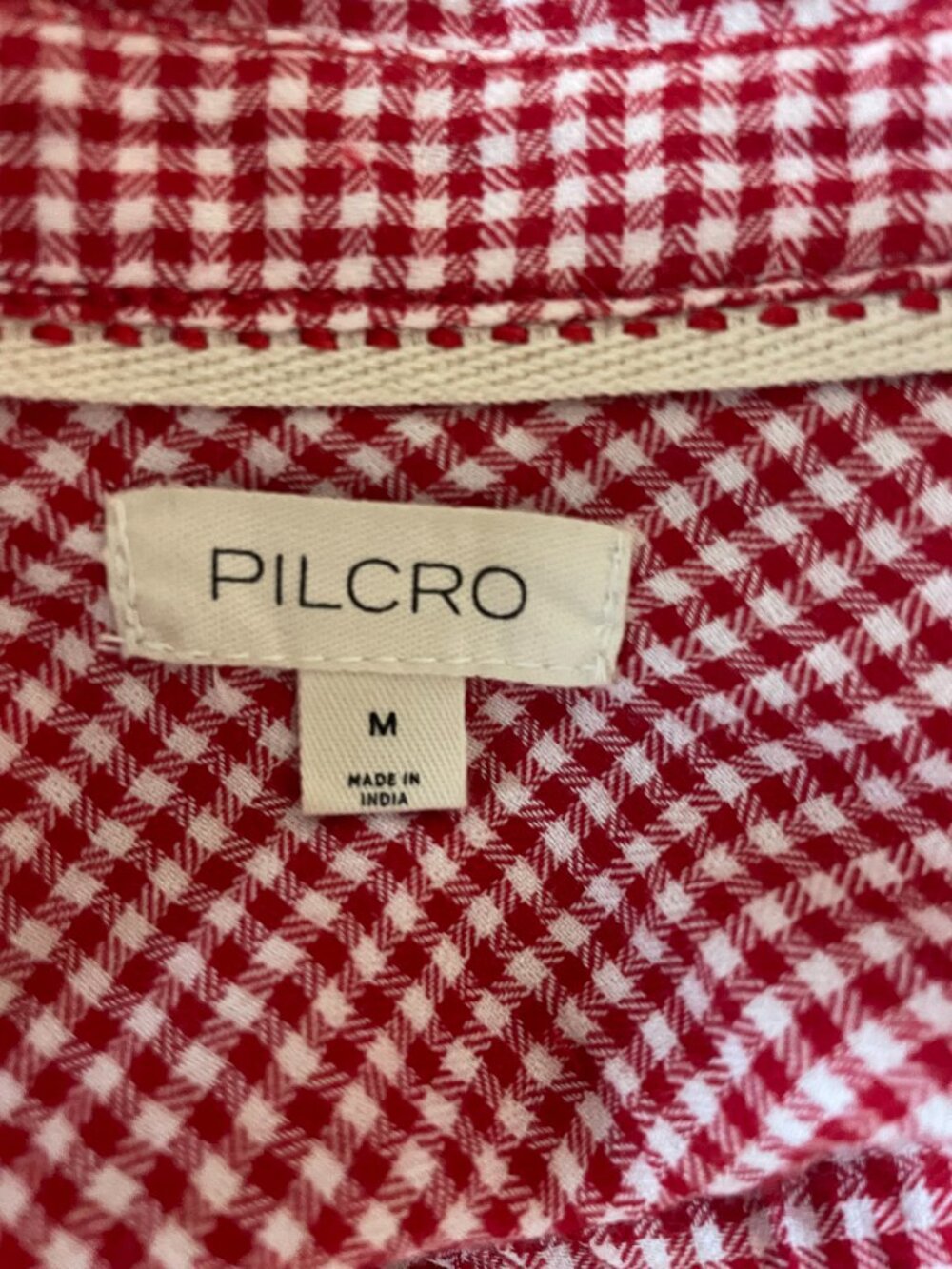 Anthropologie Pilcro Pin Tuck Half -Sleeve Button Down Shirt - Picture 6 of 8